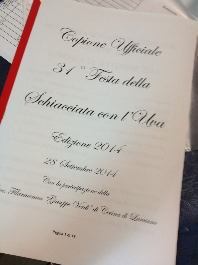 Festa della schiacciata con l'uva